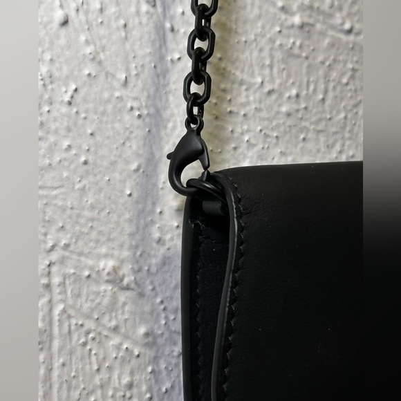 Dior Ultra Matte Calfskin Nano Saddle Chain Pouch - Picture 8 of 11
